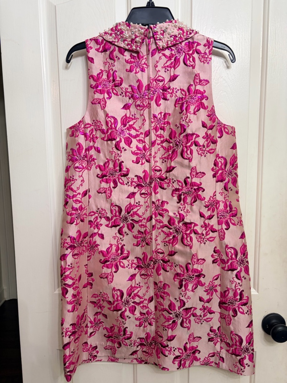 Lilly Pulitzer Pink Pearl-Embellished Floral Dress - Picture 5 of 6